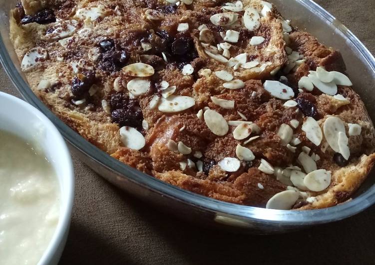 Resep Hot Bread Pudding