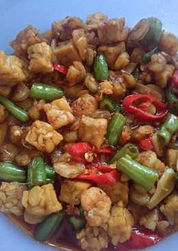 Sambal goreng tempe buncis udang