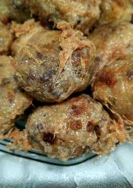Perkedel kentang dan daging giling