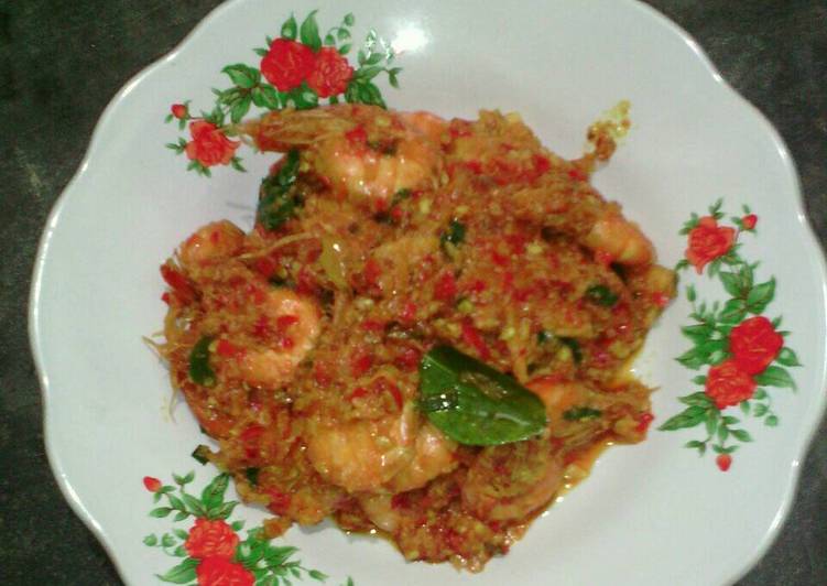 resep makanan Udang sambal balado sukasuka