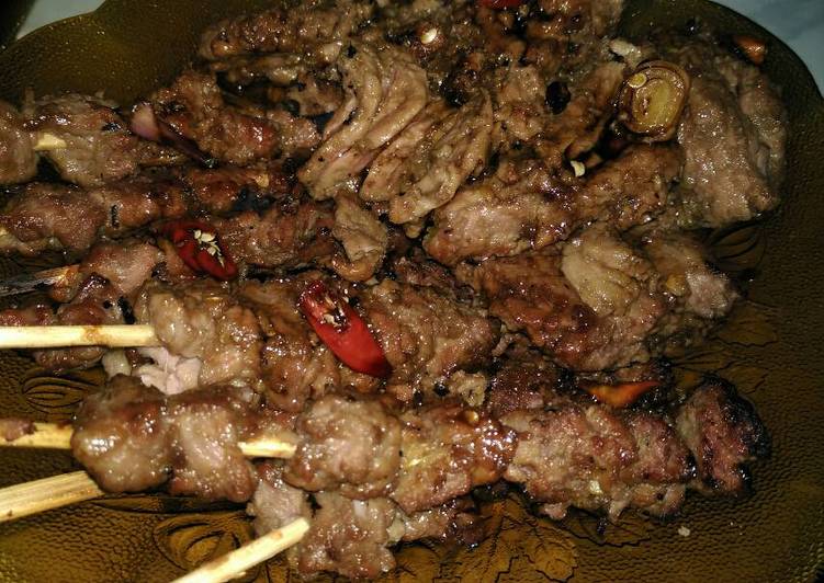 resep lengkap untuk Sate Daging Sapi Maringgi Ulala