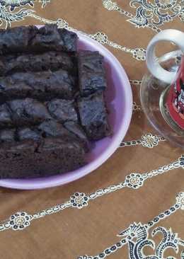 Brownies Kukus Pondan (Tanpa Ribet)