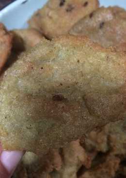 Perkedel talas kimpul kriuk