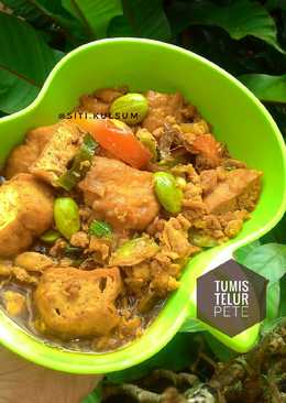 Tumis telur pete