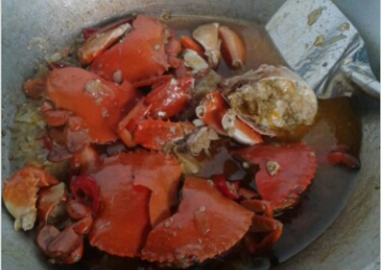 resep lengkap untuk Kepiting asam manis ala ibu yana?? mudah dan peraktis + enak??