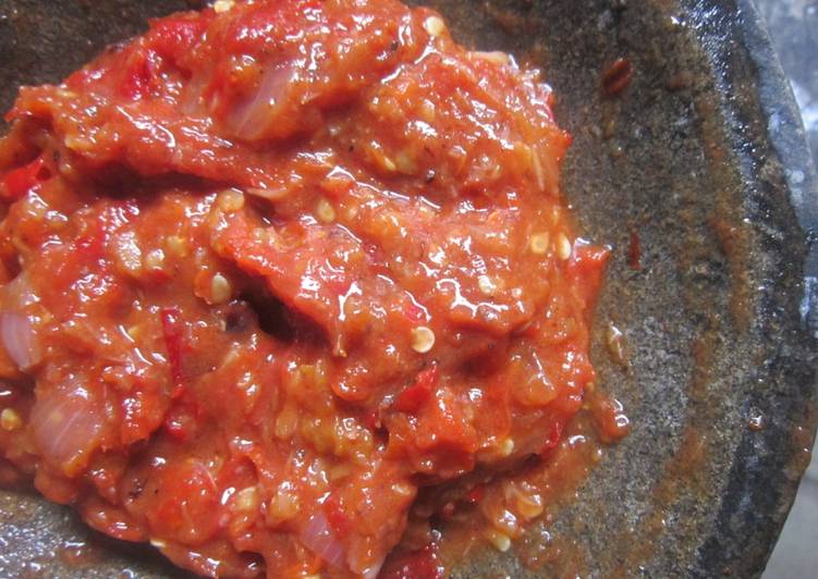 Resep Sambal Penyet Eunike oleh Eunike Lala Maranata - Cookpad