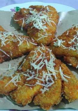 Pisang Krunchi Karamel Keju