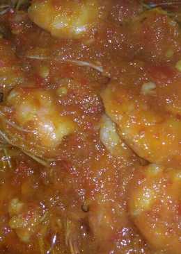 Sambal udang pedas manis