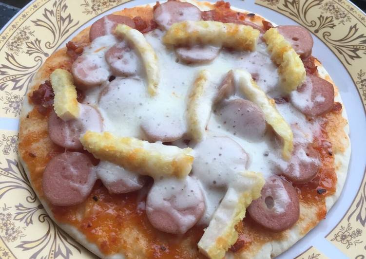 gambar untuk cara membuat Pizza mini