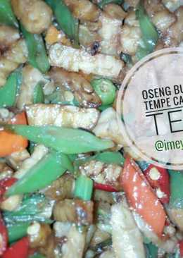 Oseng Buncis Tempe campur Teri