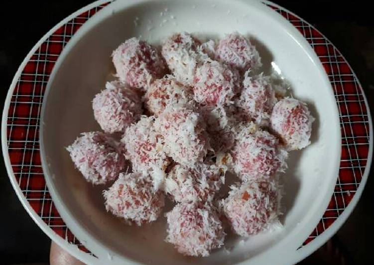 Resep Klepon pink Karya Elly Rosalina