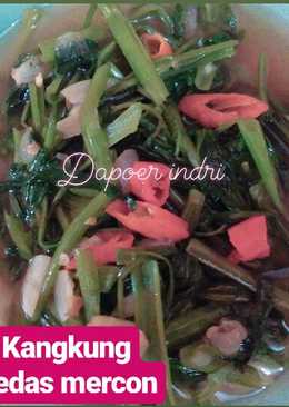 Tumis Kangkung Terasi Pedas Mercon