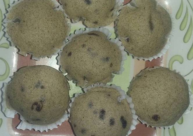 Photo bolu kukus polkadot rasa kopi 