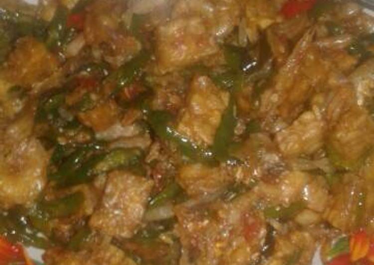 resep Teri tempe sambal cabe ijo