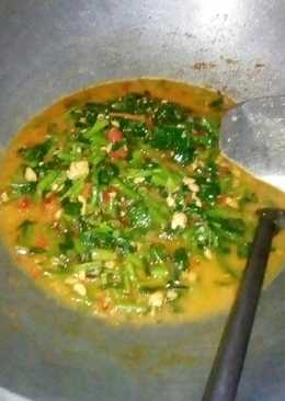 Oseng kangkung, tempe ulek pedes