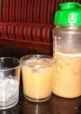 Es teh susu shake (kocok manual) ala teh tarik