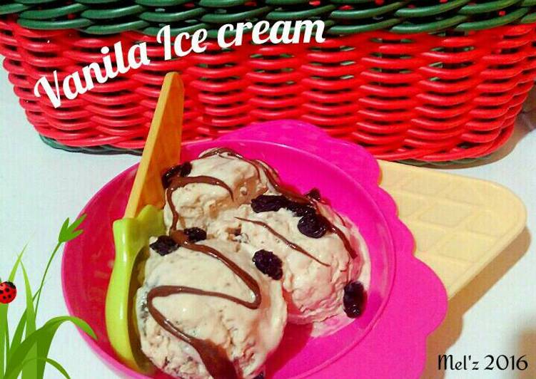 resep Ice cream Vanila??Choky2 ??