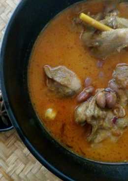 Gulai ayam kacang merah