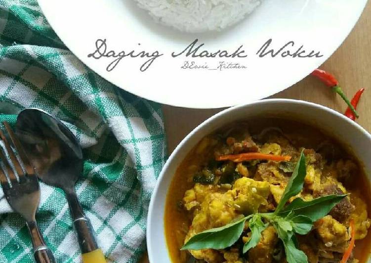 resep Daging masak woku