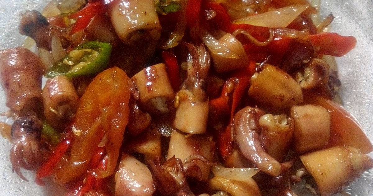  Resep  Ikan  Asin  Cumi Pedas  oleh Lusi Nurhalimah Cookpad