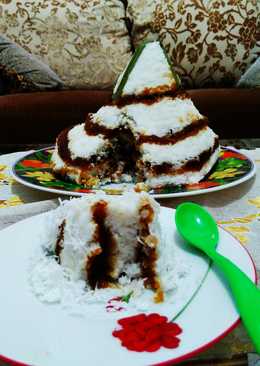 Kue Awug Tepung Beras Gula Merah