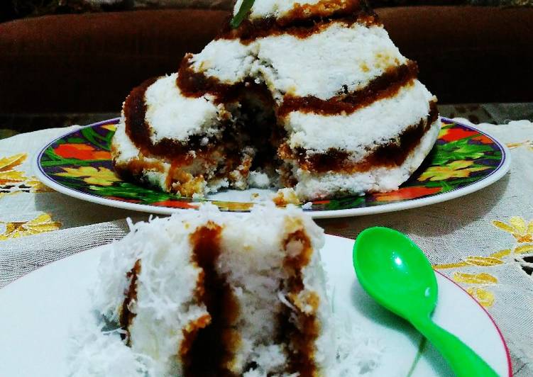 gambar untuk resep Kue Awug Tepung Beras Gula Merah