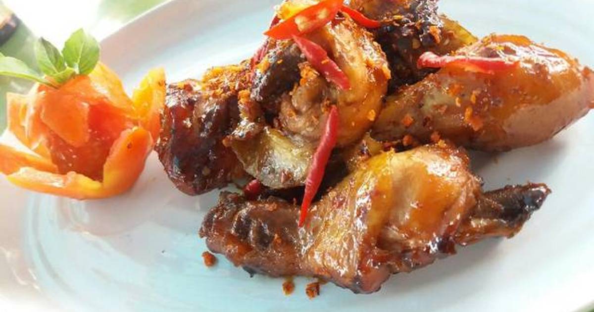 Resep Ayam bakar hitam manis ala indah