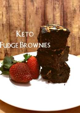 The Real Keto Fudge Brownies #ketobeticcake