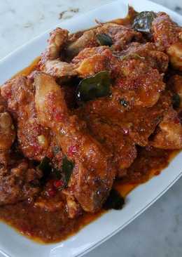 Ayam merah masak bumbu Bali