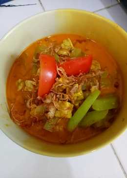 Sayur labu siam tempe santan