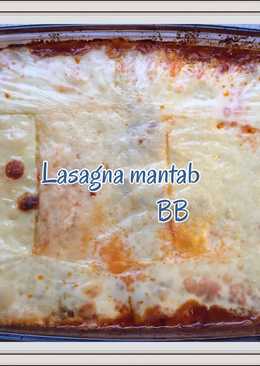 Lasagna with bechamel sauce