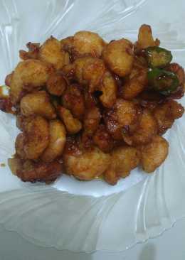 Udang goreng tepung asam manis