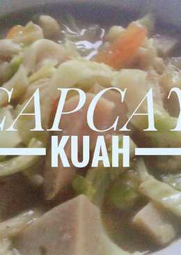 Capcay kuah baso sapi