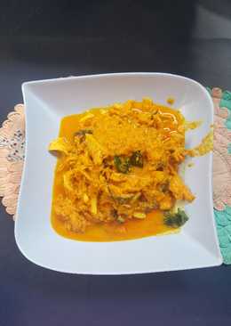 Salmon bumbu kuning