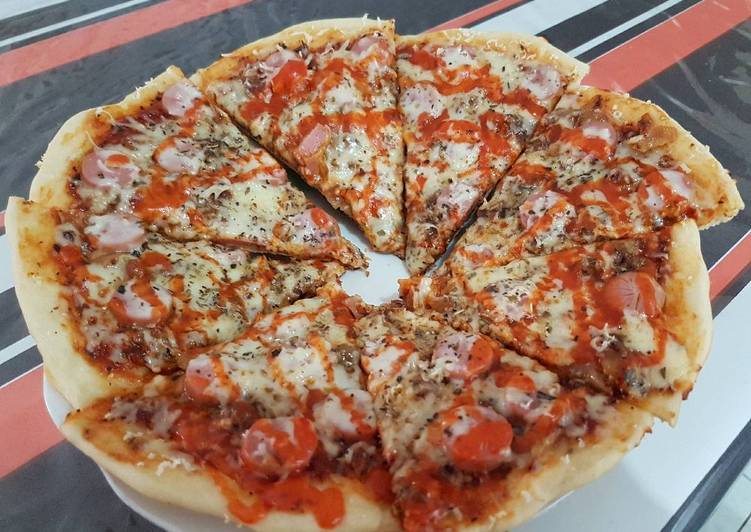 gambar untuk resep makanan Pizza Teflon Tipis crunchy