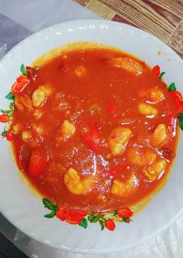 Udang Asam Manis Pedas