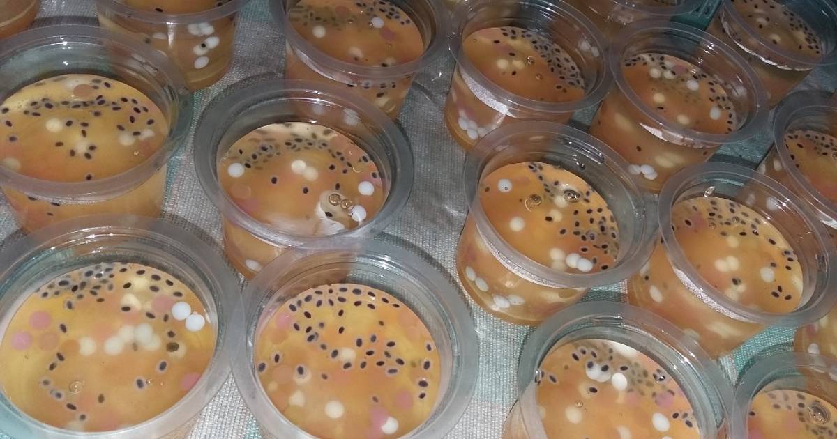 Resep Puding jelly telur kodok oleh Vania Ratu - Cookpad