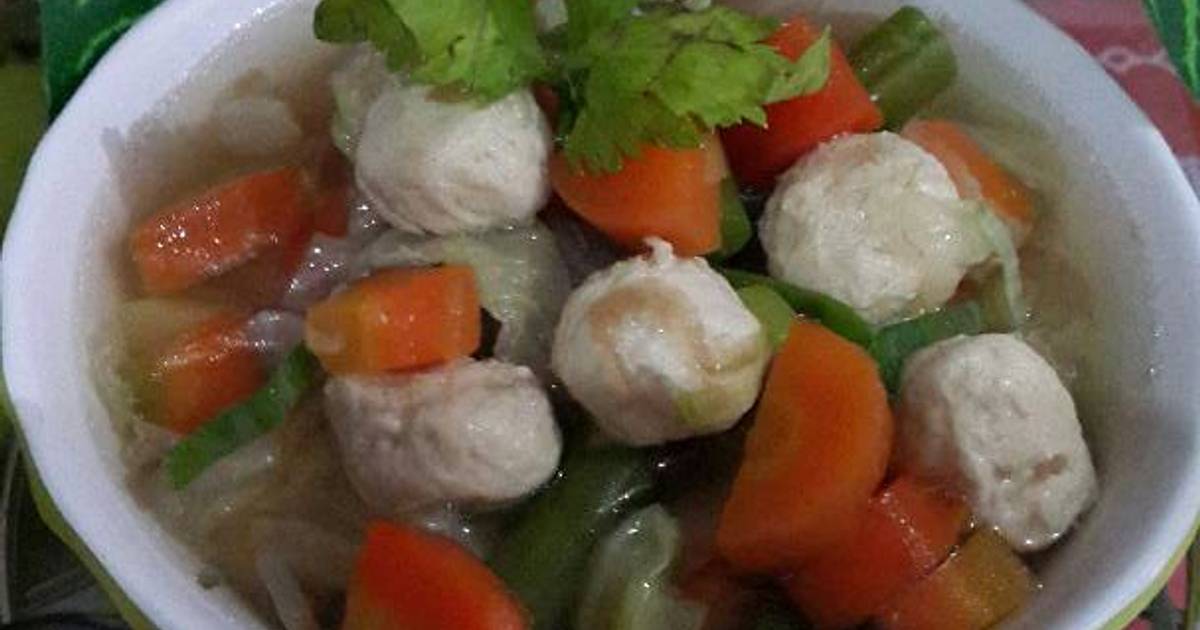 Resep Sop kreni/bakso ayam pacitan sederhana dan segerrr ala Lulun Praptini