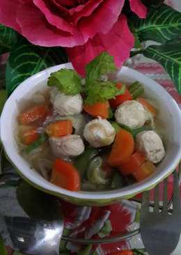 Sop kreni/bakso ayam pacitan sederhana dan segerrr