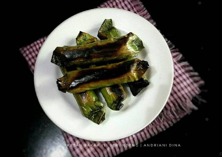 gambar untuk resep makanan Ketan Bakar Isi Serundeng / Pulut Panggang