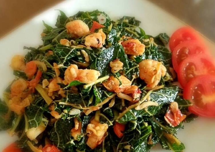  Resep Tumis daun pepaya dengan udang dan teri medan oleh 