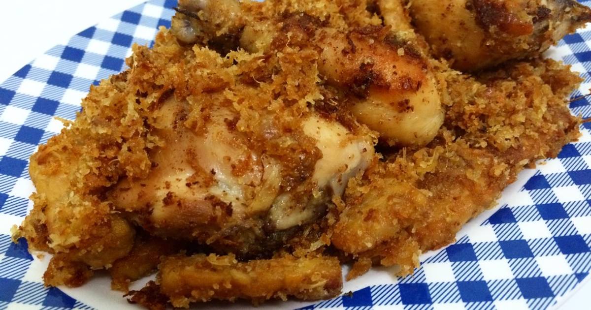 Resep Ayam & Tempe Serundeng ala Wulan Ayu