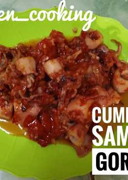 Cumi Asin sambel goreng
