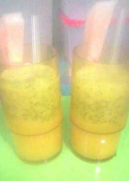 Jus melon orange selasih#bikinramadanberkesan#4