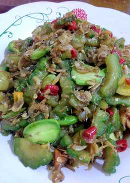 Tumis pare udang rebon