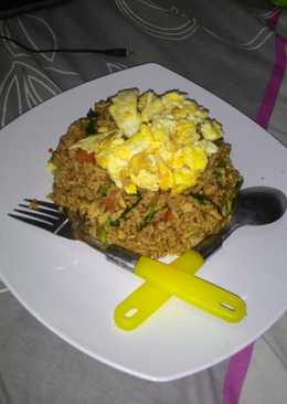 nasi goreng gila ( nasi goreng trasi muantap ) 