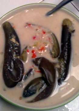 Pecak terong ungu kuah santan