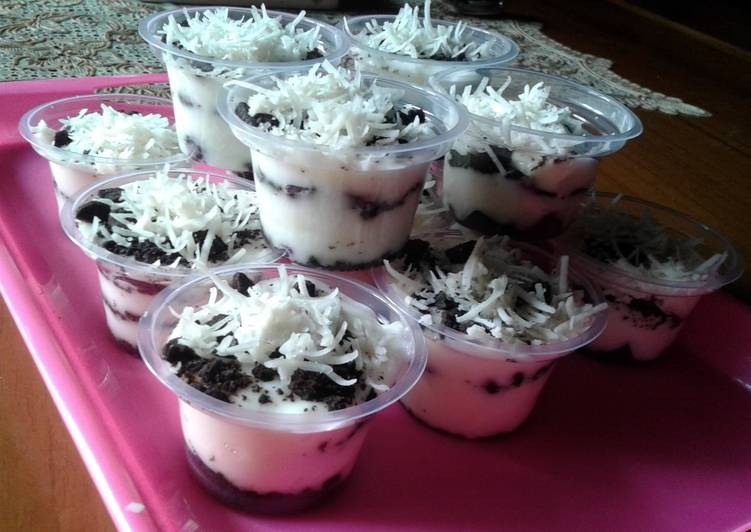 cara membuat Cheesecake oreo home made