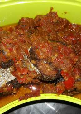 Balado ikan tongkol basah