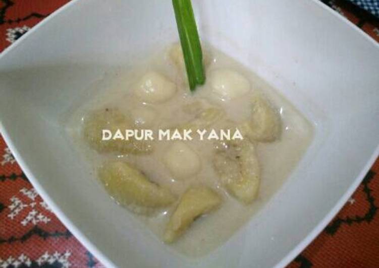 cara membuat Kolak Pisang Candil